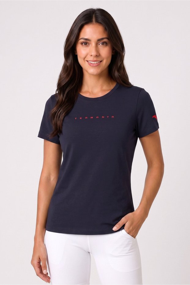 Women Regular Fit Short Sleeve Outdoor T-Shirt, Navy Blue