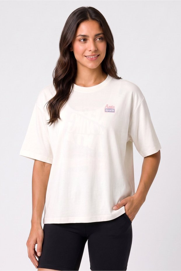 Women Relaxed Fit Short Sleeve Outdoor T-Shirt, White