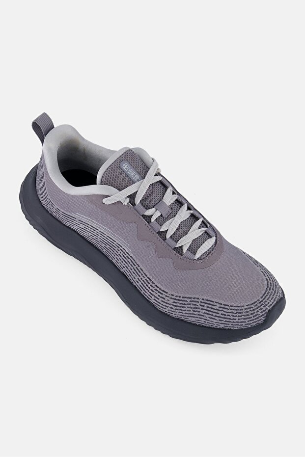 Men Cross Lace Up Training Shoes, Grey