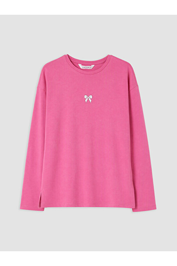 Quality Pieces from Çelebi Store Women's Pajama Top with Butterfly Embroidery
