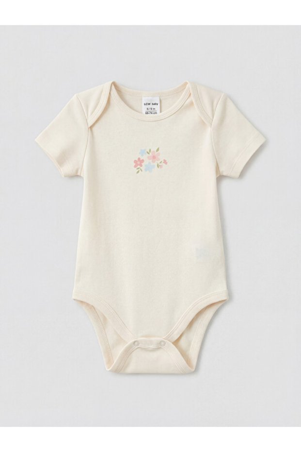 Esvab • Modern & Distinctive Floral Baby Girl Snap-On Bodysuit