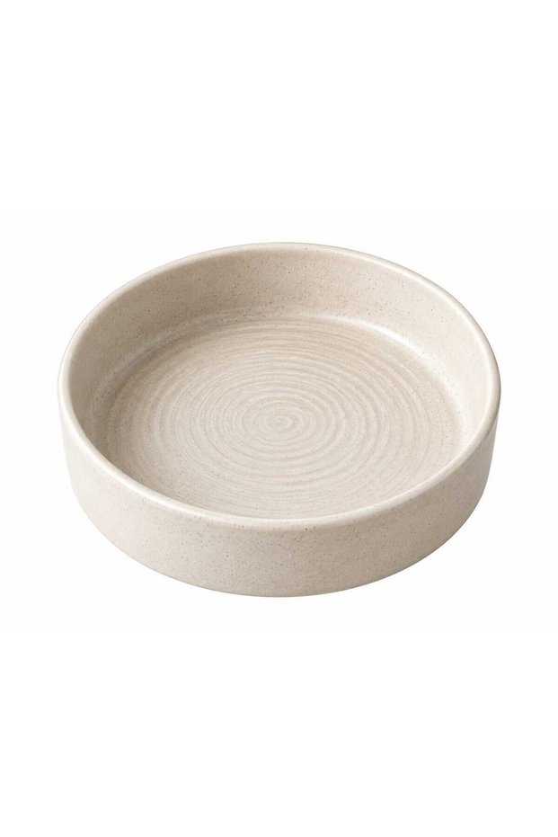 Liora ripple porcelain plate house single bowl 23cm 865cc
