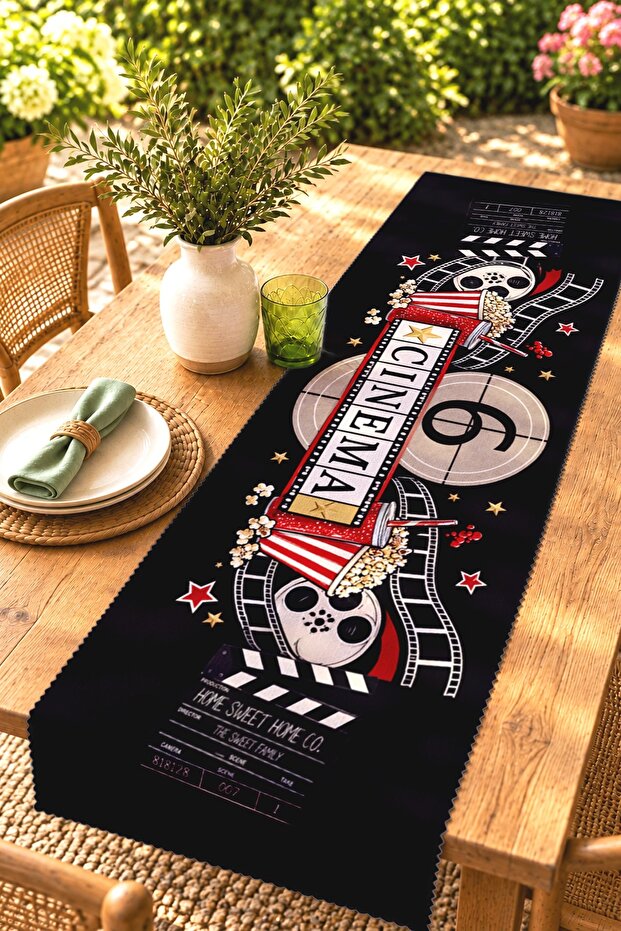 Sinema Malzemeleri Patterned Runner / Tablecloth / Placemat