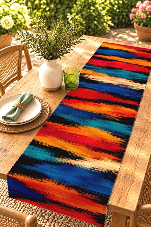 African Animals Patterned Runner / Tablecloth / Placemat