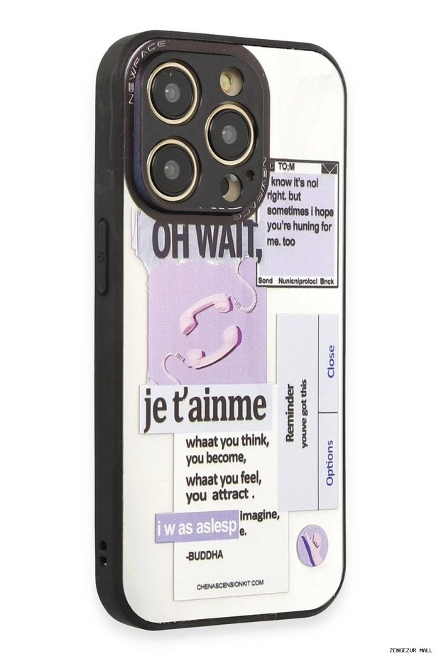 Zngzrmll Newface iPhone 12 Pro Case Mirror Pattern Cover - Mirror (221147) - 4