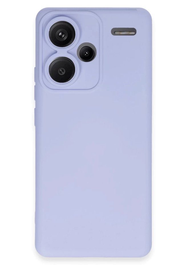 حافظة متوافقة مع هاتف Xiaomi Redmi Note 13 Pro Plus من السيليكون المخملي الداخلي - أرجواني