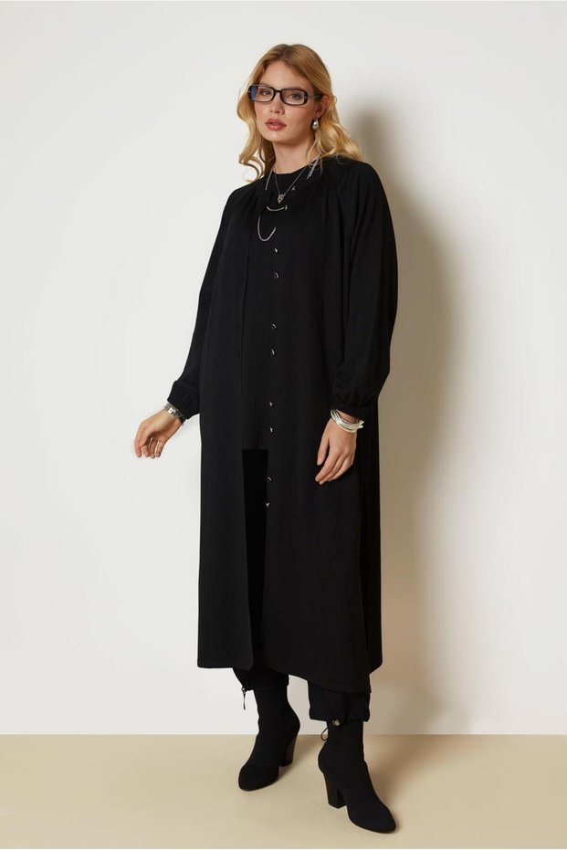 Long Knitted Cardigan 46949