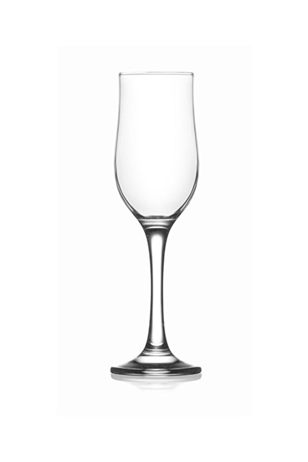3 Pieces Nevakar Champagne Flute Set 195 Ml - Clear