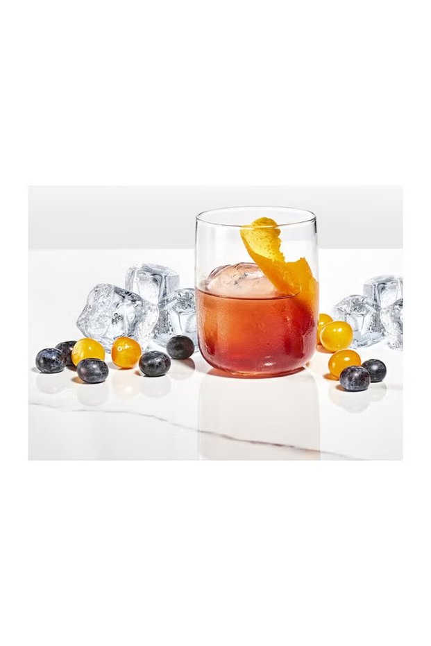6-Piece V-Block Casablanca Tumbler With Antimicrobial Coating Clear