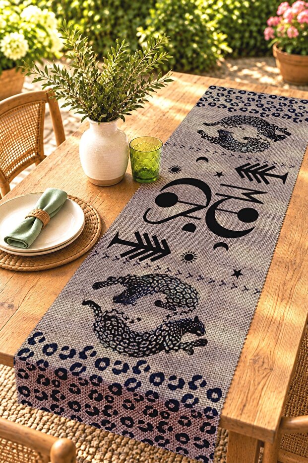 Wicker Table Runner/Tablecloth/American Placemat with Iconic Patterns