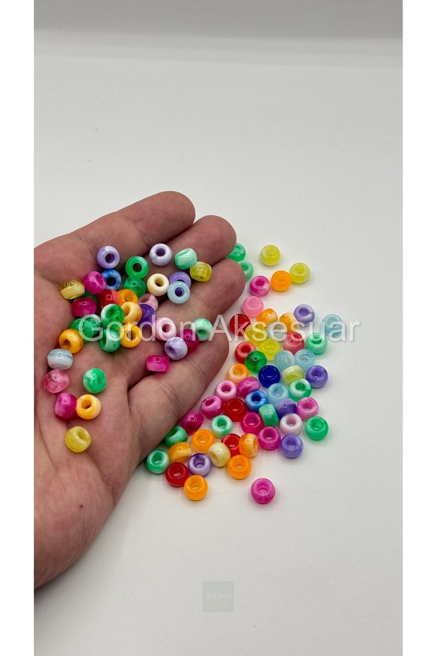 6*9 Acrylic Beads Mixed Color 200Pcs