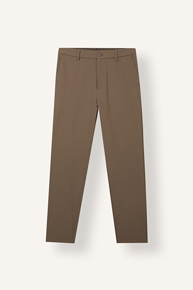 Tailored Fit Ankle-Cut Trousers F1673Ax26Wn