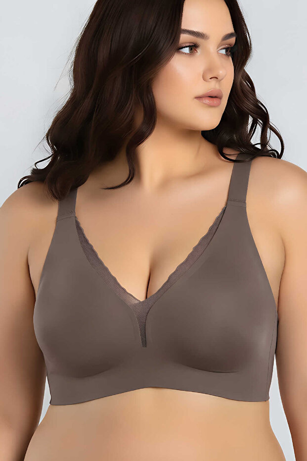 Laser Cut Plus Size Bra Br118