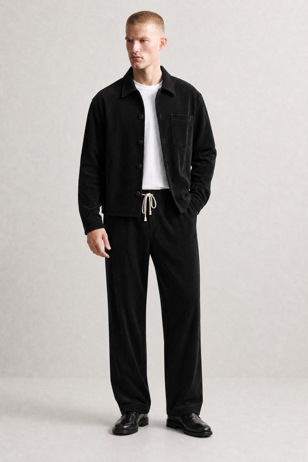Men's Regular Corduroy Shirt, Jacket and Pants Set