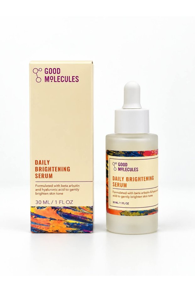 Daily Brightening Serum 30ml – Facial Brightening Serum with Beta Arbutin and Hyaluronic Acid for Uneven Skin Tone and Radiant-Looking Skin