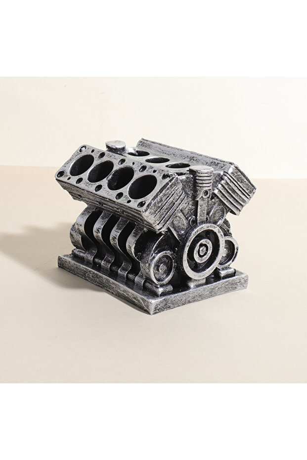 SKU2 V8 Engine Pen Holder,Creative Car Engine Organizer Stationery Storage Pencil case,Office Deskt