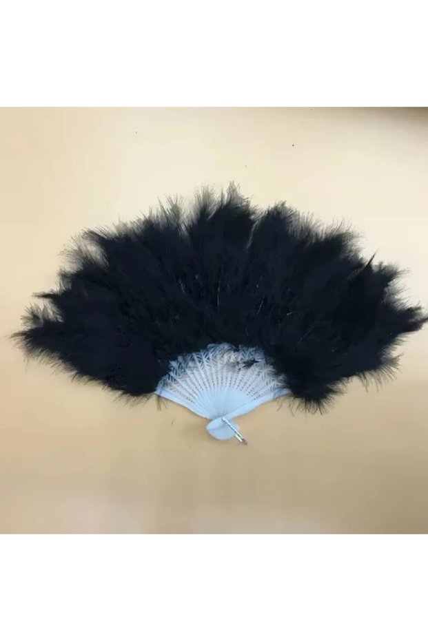 2 Soft Fluffy Lady Burlesque Wedding Hand Fancy Dress Costume Dance Feather Portable Fan Chinese Dec