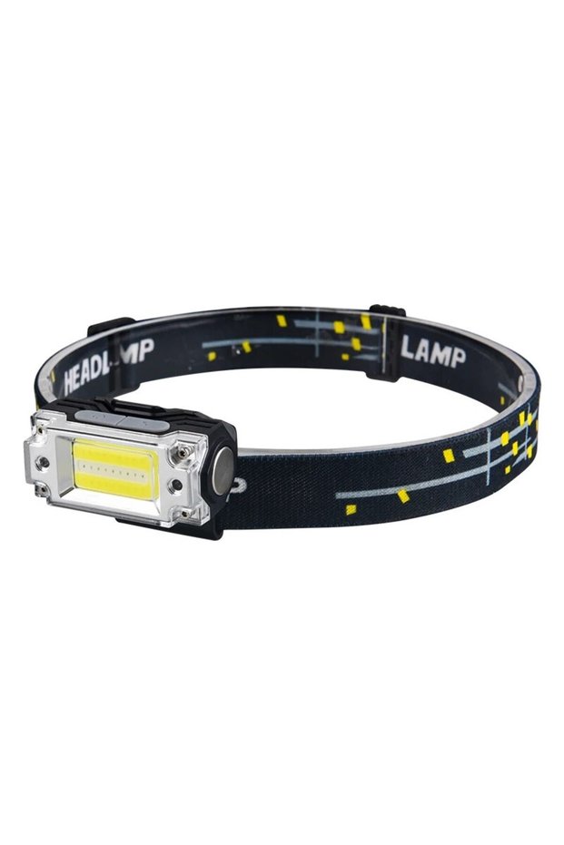 COB Induction T133 Headlamp Mini Dual COB Headlamp Sensor Hat Clip Headlight 5 Lighting Modes Outdoo