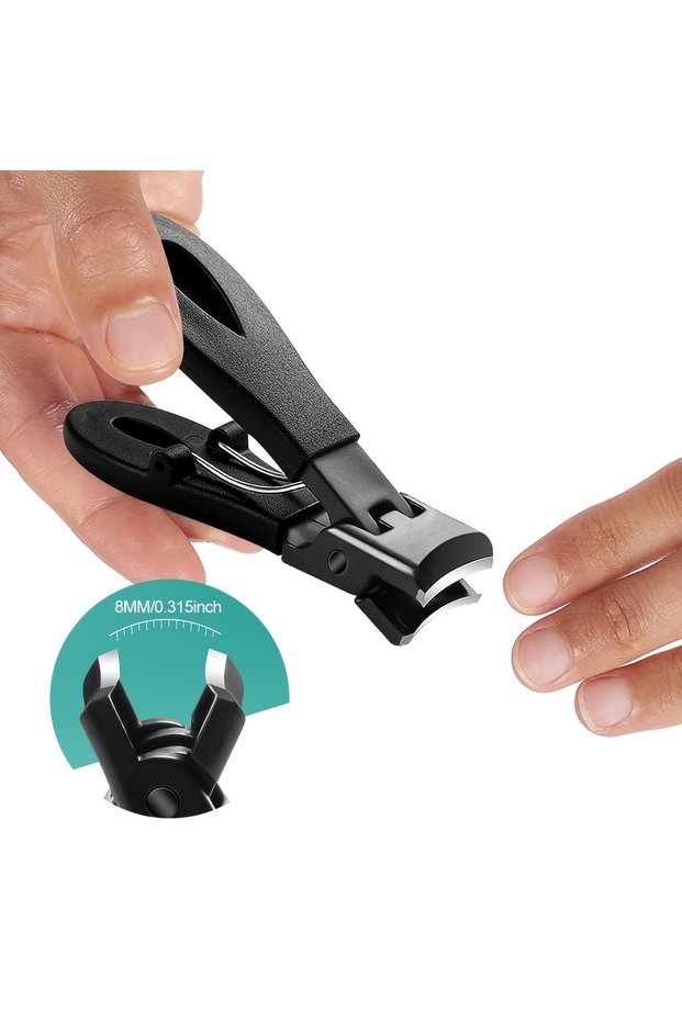 1pcs 1/4pcs Stainless Steel Toenail Clipper Set Heavy-Duty | Ergonomic Handle, Professional Grade fo