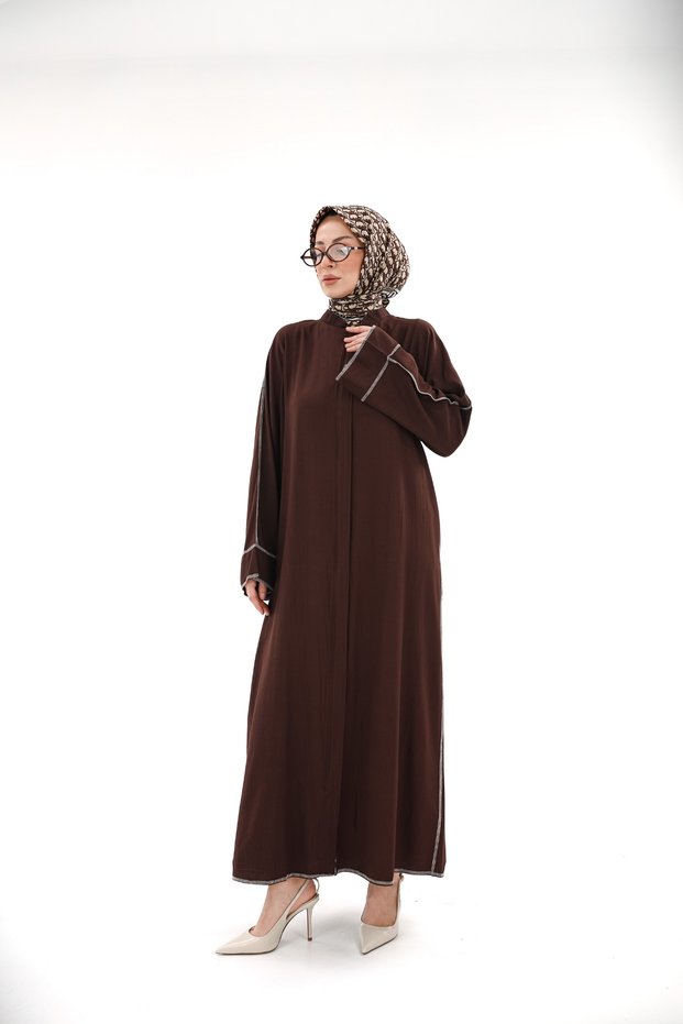 Elira Yıldız Fabric Ferace Brown – 422610