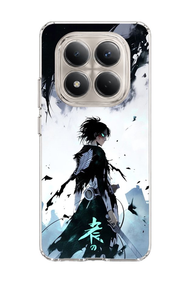 Redmi Note 15 Pro 4g / 5g Compatible Anime Turquoise Eye Printed Transparent Phone Case