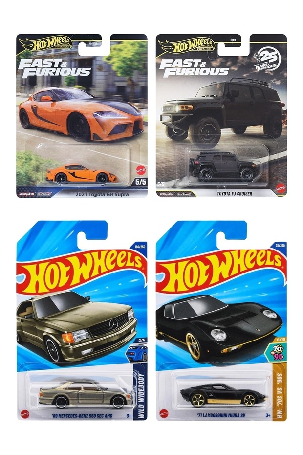 Premium 2-Piece Set+Long Card 2-Piece Set Mercedes-Benz 560 Sec+Long Card Lamborghini Muira P40