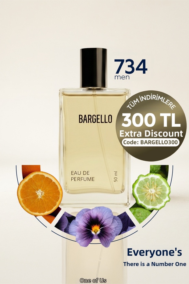 734 عطر رجالي 50 مل Edp أورينتال -بيس