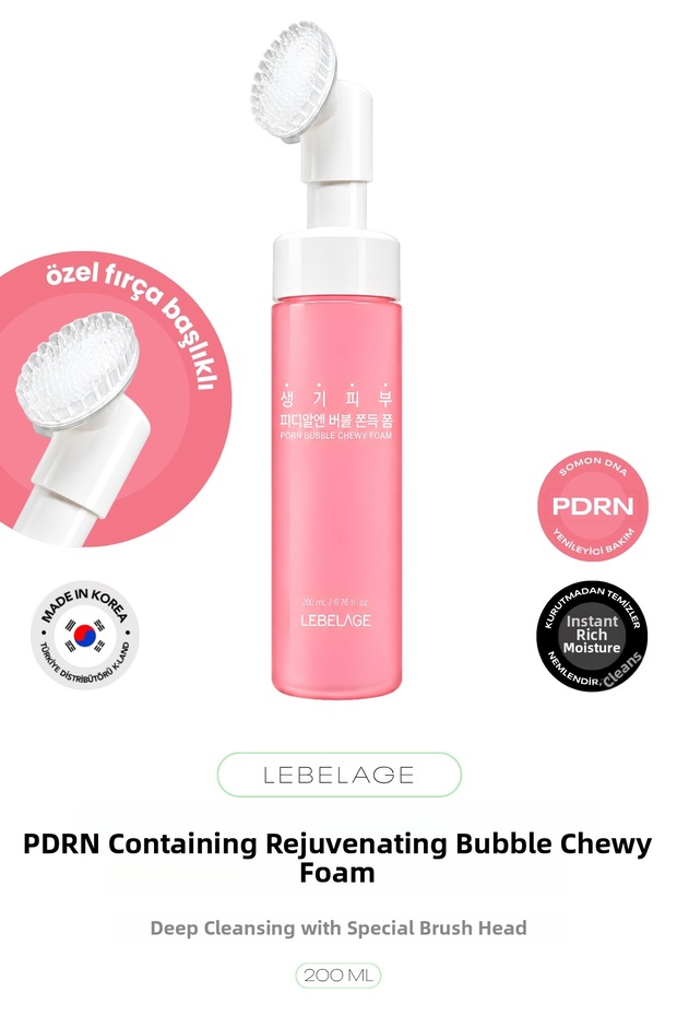Pdrn Cleansing Foam with Cleansing Apparatus Pdrn Bubble Chewy Foam