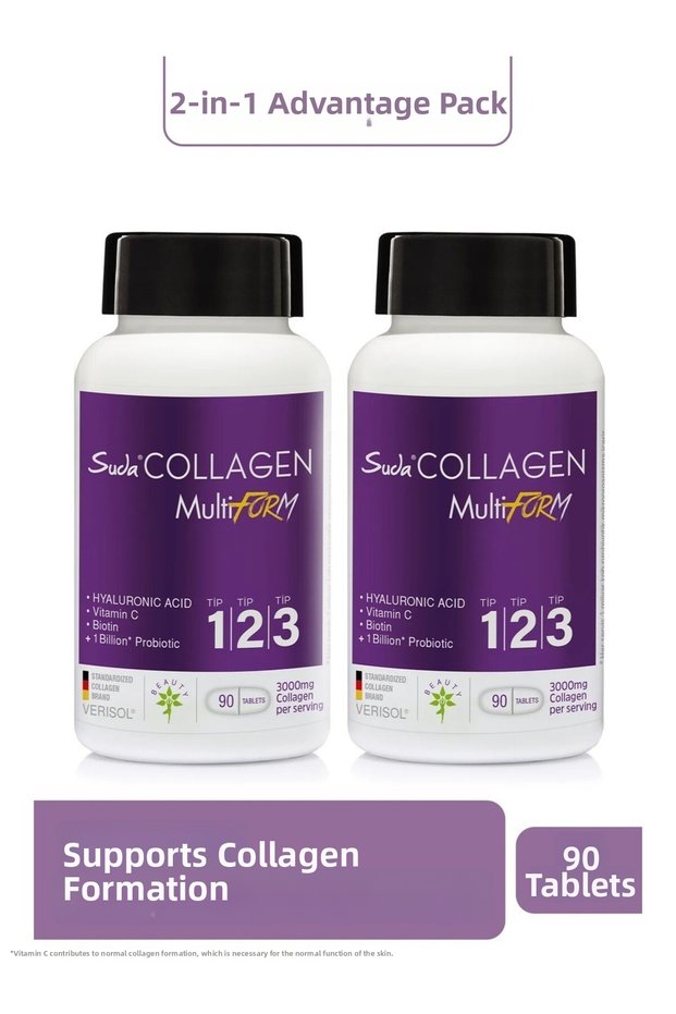 Beauty Multiform Hydrolyzed Collagen Peptides, Hyaluronic Acid, Vitamin C, Biotin, Pro
