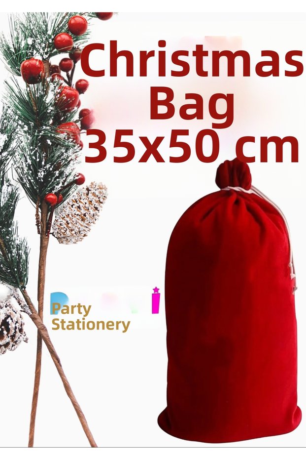 Red Fleece New Year Santa Claus Hat Children's Size