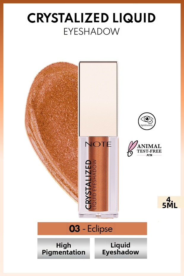 Crystalized Liquid Eyeshadow Liquid Metallic Eyeshadow - 03 Eclipse