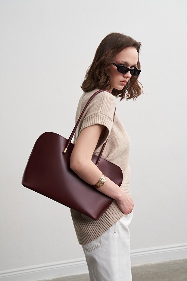 Sienna Makeup Bag Shoulder Bag Claret Red