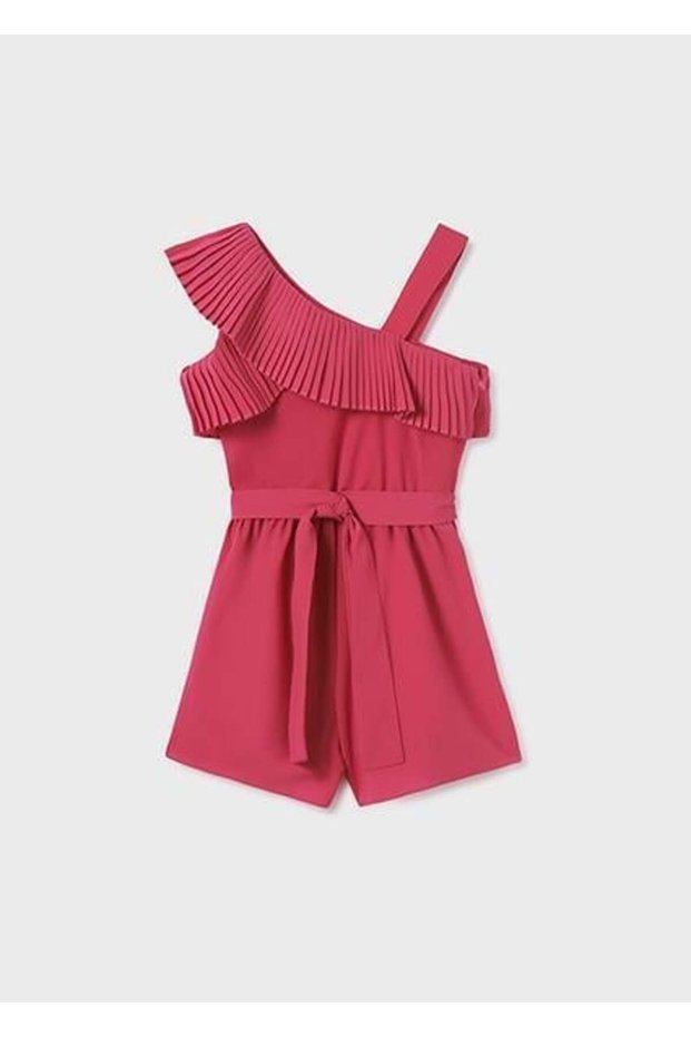 Girl's Fuchsia Bag Pankek Monkey Dress
