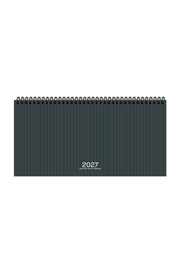 2027 Weekly Spralli Desk Agenda (16X33,5) cm Aj-66 Lined