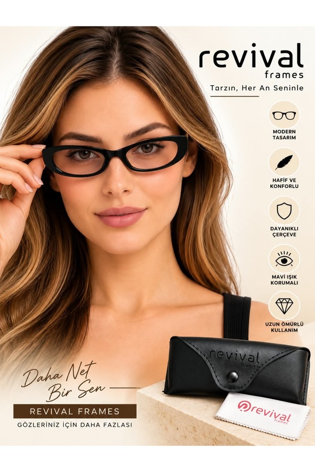Women's Black Cat Eye Stylish Frame with Blue Light Protection