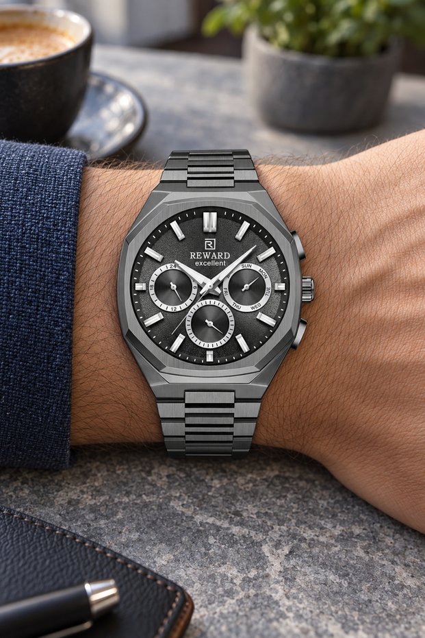 Rd812985M Men's Wristwatch with Steel Strap