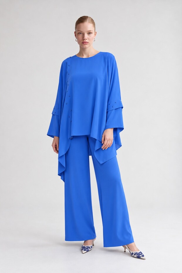 Stone Embroidered Tunic Set Saks