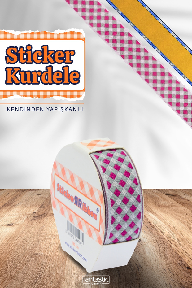 Self Adhesive Woven Ribbon Sticker Ribbon