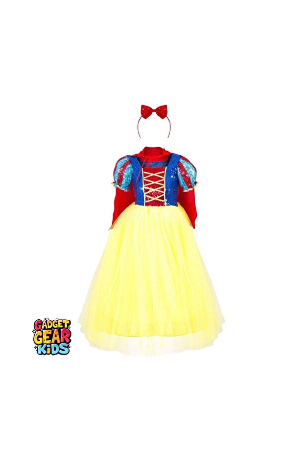 Snow White Children's Party Costume - Colorful and Fun Design