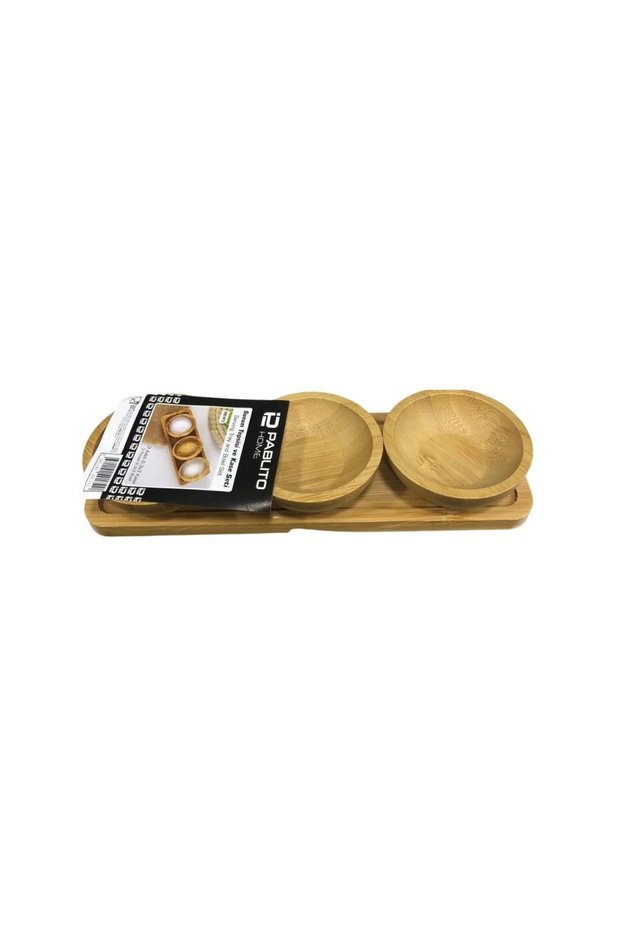 3-Piece Mini Bowl Set with Base