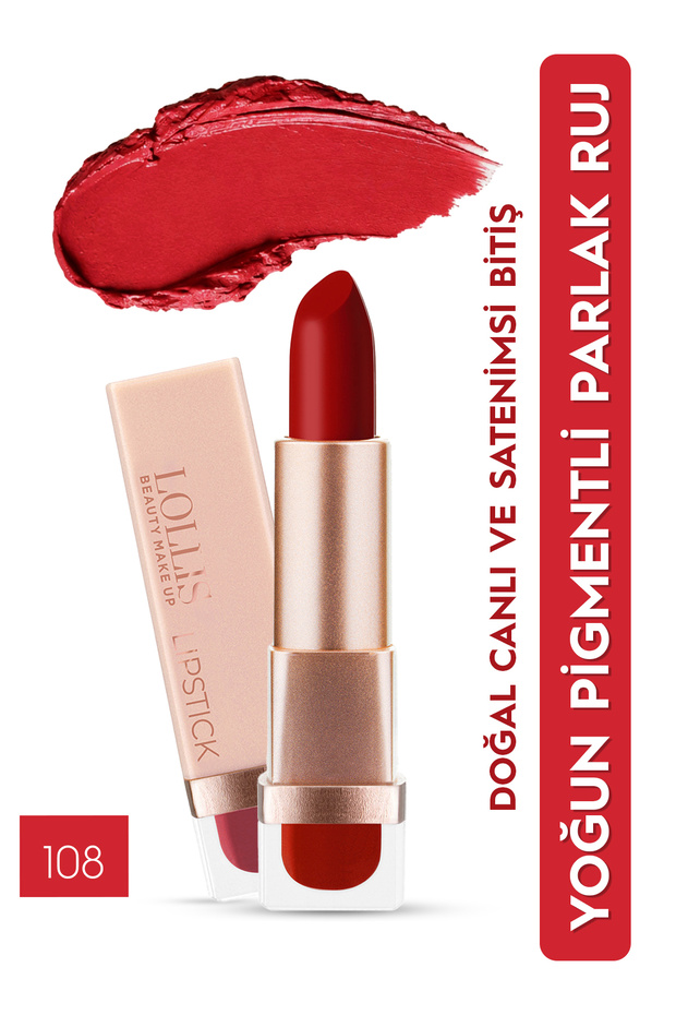 Lipstick Velvety Structure Intense Pigmented Long-Lasting Lipstick 108