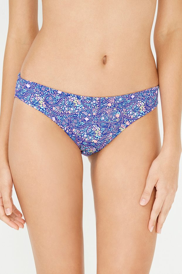 Floral Slip Bikini Altı