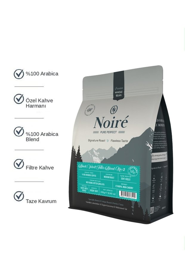 Black Velvet Filter № 2 100% Arabica Filter Coffee Beans 250 g