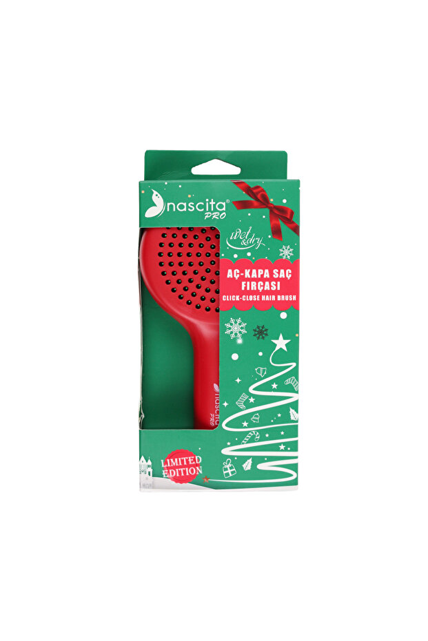New Year Red Hair Brush - 77