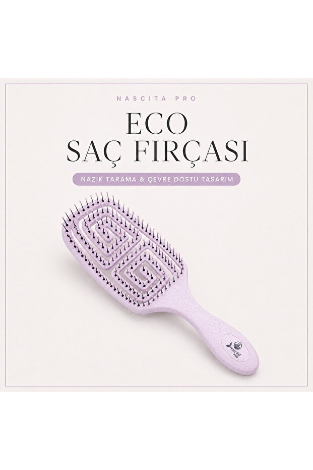Pro Vegan Sheet/Combing Hair Brush -08 Lilac