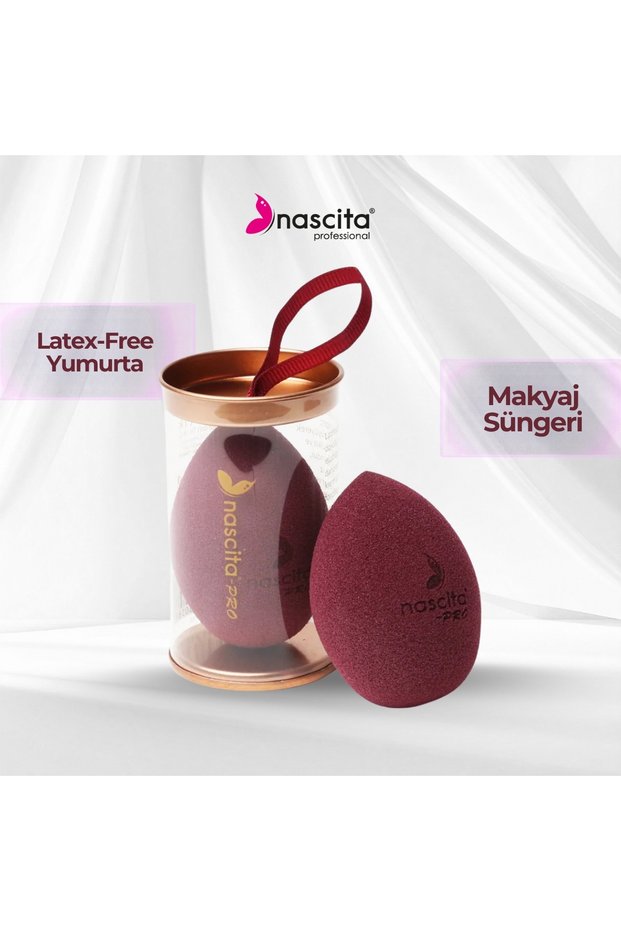 Latex-Free Egg Makeup Sponge and Storage Box Foundation Sponge