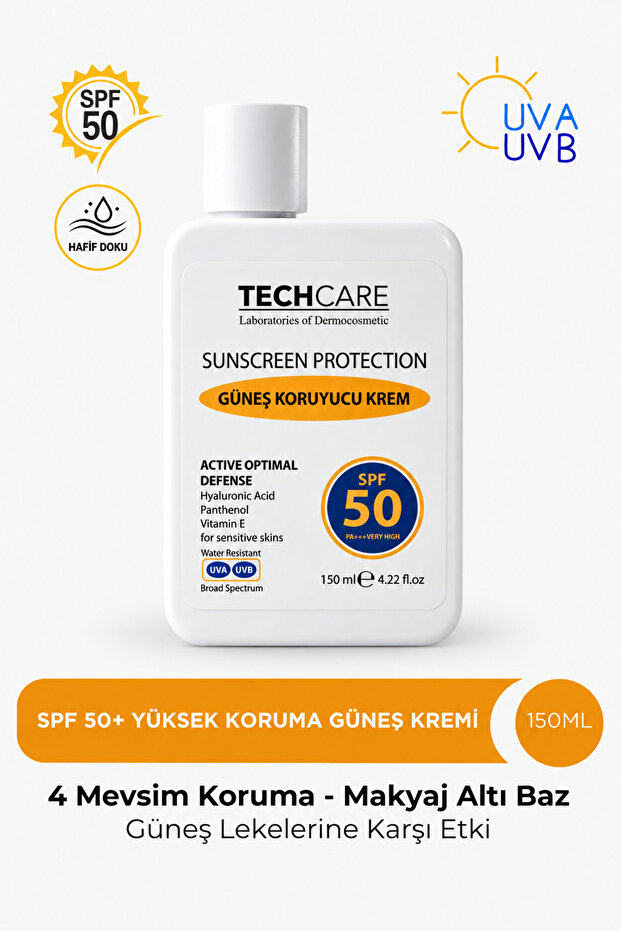Spf 50+ Daily High Uv Protection Facial Sunscreen 150ml