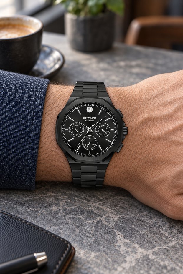 Rd813254M Men's Wristwatch with Steel Strap