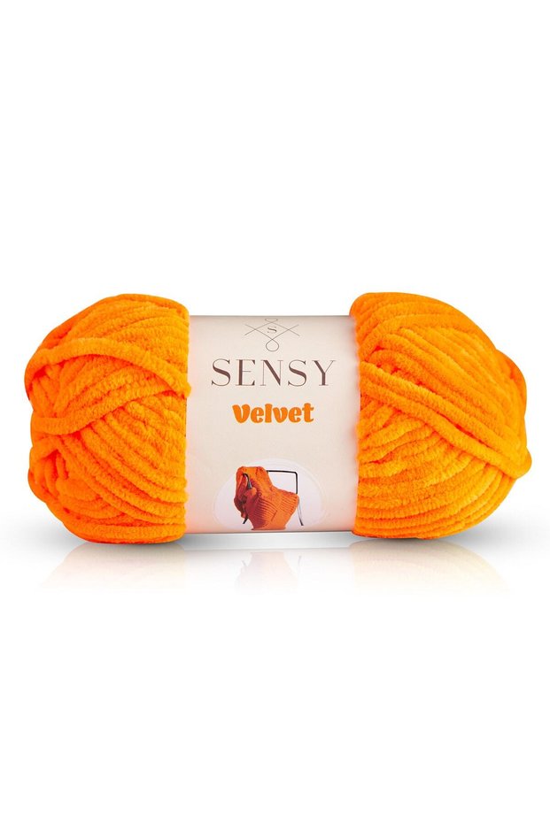 Premium Velvet Velvet Thread Hand Knitting Thread Blanket Thread Sweater Thread Baby Blanket Thread Orange