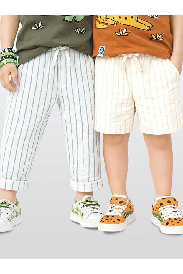 Linen Look Boys' Shorts and Trousers Cotton Woven Summer Wear